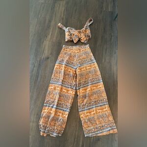 Johanna Ortiz Printed Pants Set